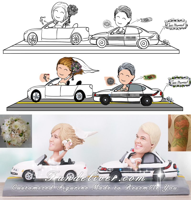 lesbian cake toppers